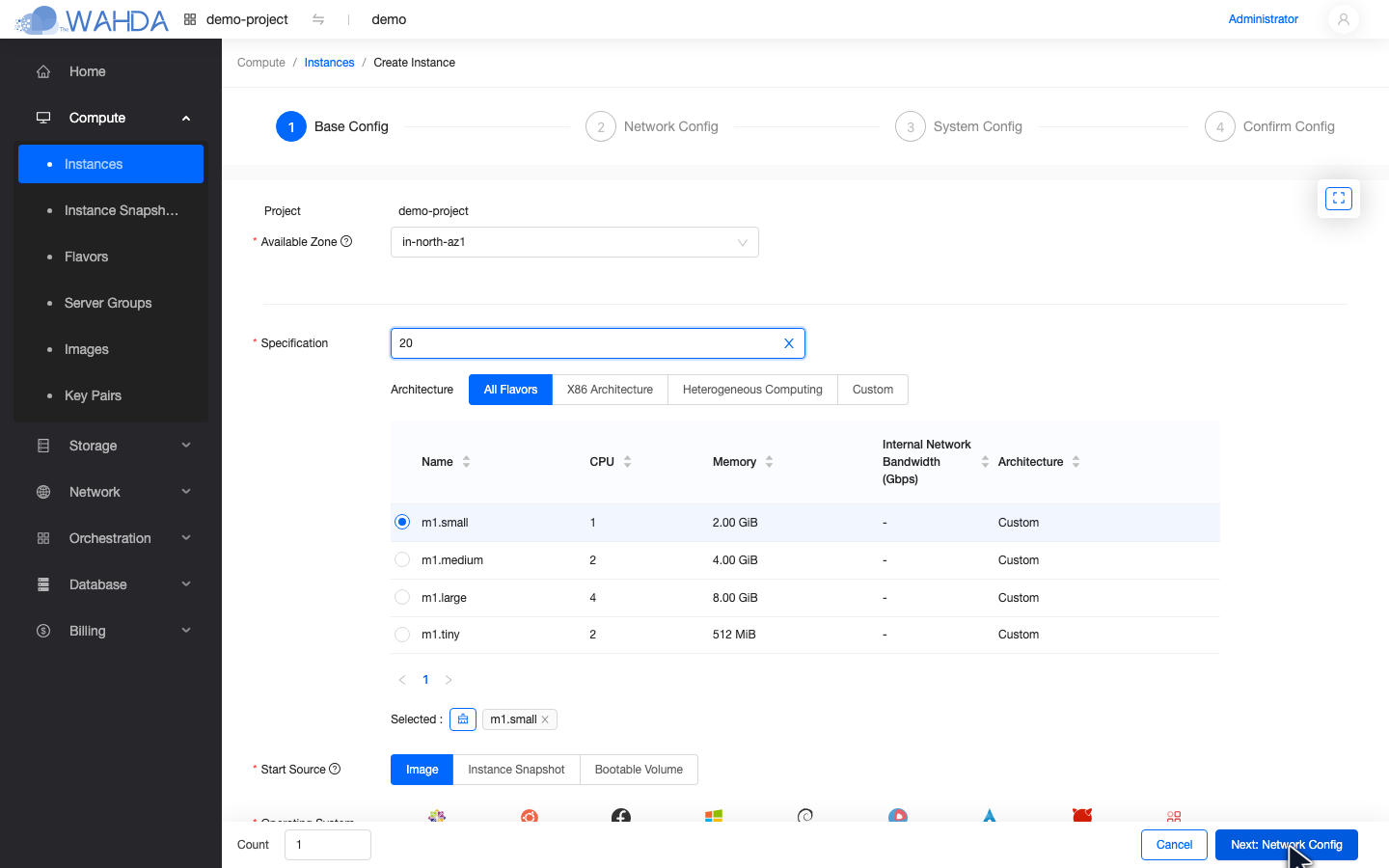Hovering Next: Network Config
